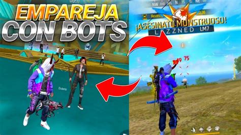 COMO EMPAREJAR Con BOTS En CLASIFICATORIA FREE FIRE 2023 Truco