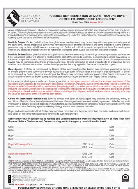 Free California Real Estate Listing Agreement Pdf Word