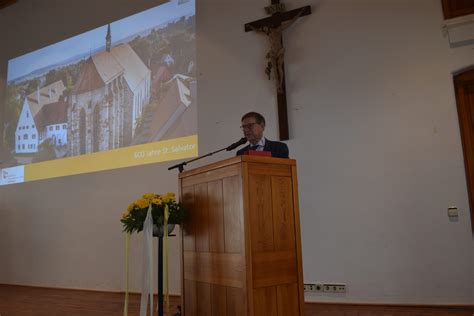 Jahre St Salvator Abschlussveranstaltung Mit Bischof Dr Bertram