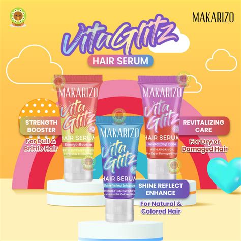 Jual MAKARIZO VITAGLITZ HAIR SERUM ORIGINAL BPOM Shopee Indonesia