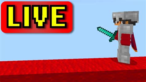 Playing Minecraft Bedwars Live First Live Stream Youtube