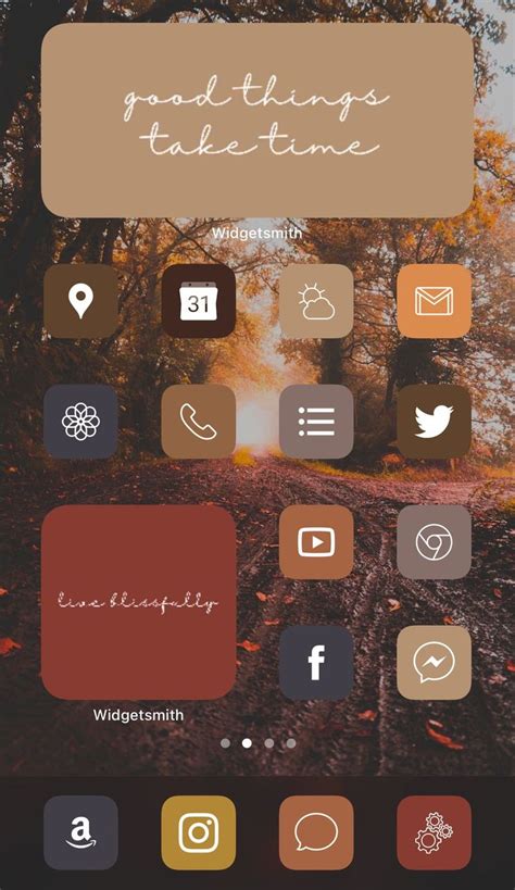 Fall Aesthetic 154 Ios App Icons IPhone Ios 14 Ios 15 Aesthetic Widget