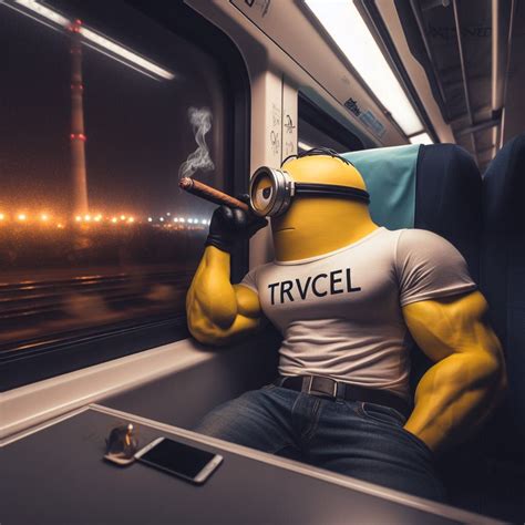 Truecel Minion Riding A Train Never Goon Know Your Meme