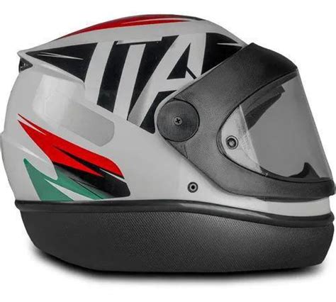 Capacete Fechado Narigueira Automatic Branco It Lia Fw