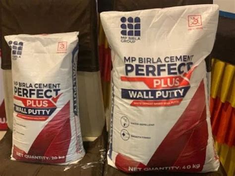 M P BIRLA PERFECT PLUS WALL PUTTY 30 Kg And 40 Kg At Rs 855 Bag In