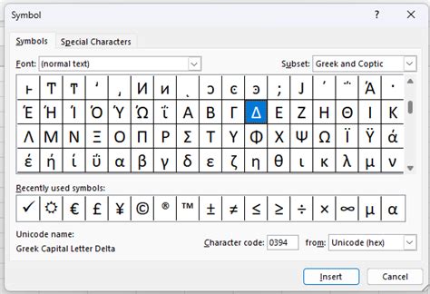 Insert The Delta Symbol In Excel Quick Methods That Work