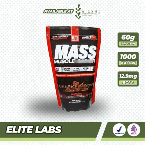 Jual Elite Labs Muscle Mass Gainer Lbs Weight Gainer Shopee Indonesia