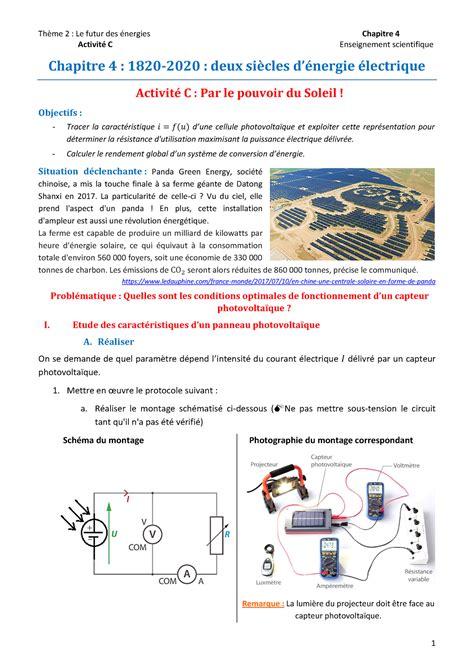 Chapitre Deux Si Cles D Nergie Lectrique Par Le