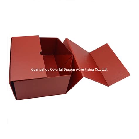 Custom Collapsible Packing Foldable Apparel Gift Package Box With