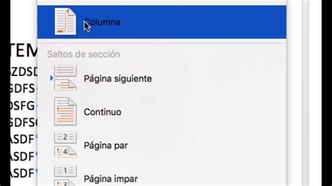 Insertar Salto De Columna En Word Image To U