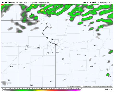 Missouri and Kansas weather, storm outlook for Sunday, October 24