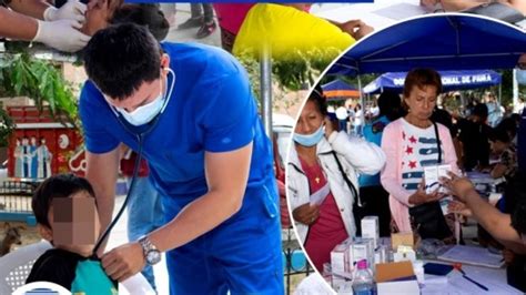 250 pobladores del A H Nueva Esperanza participan en campaña médica