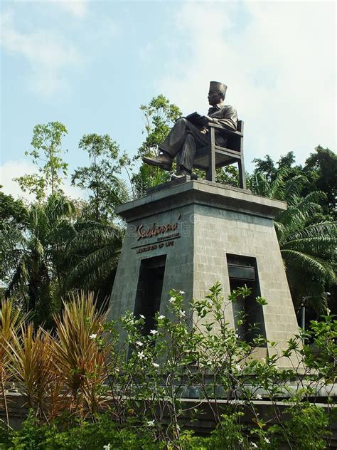 The Statue Of Mr Soekarno First President Of The Republic Of Indonesia