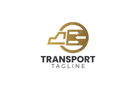 Diseño De Logotipos De Transporte Y Plantillas Vectoriales Premium