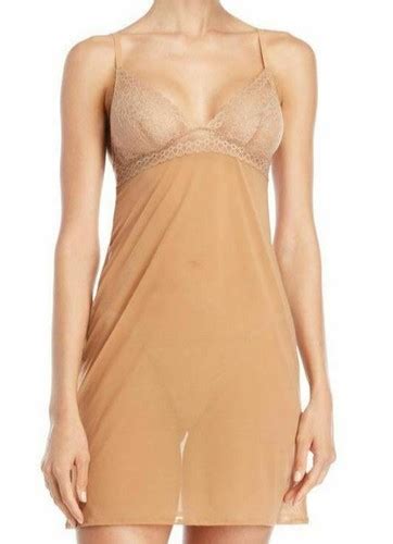 La Perla Studio Rosa Collection S M Short Gown Chemise Nude Lace Cups EBay