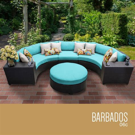 Barbados Piece Outdoor Wicker Patio Furniture Set C Wicker