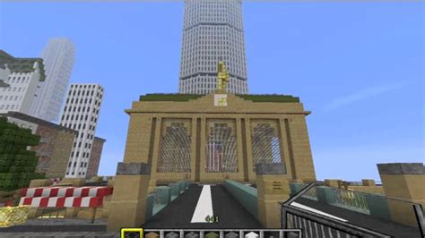 Minecraft New York Metlife Building 500 5th Avenue Youtube