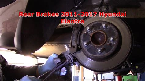 Rear Brakes 2011 2017 Hyundai Elantra YouTube