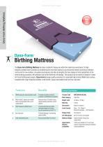 Matelas pour lit médicalisé Dyna Form Birthing Direct Healthcare