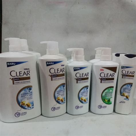 Jual CLEAR SHAMPO Complete Soft Care Ice Cool Menthol 1200ml 850ml