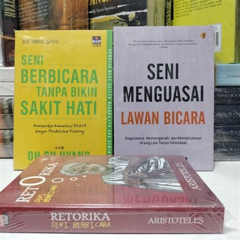 Jual Paket 3 Buku Seni Berbicara Tanpa Bikin Sakit Hati Seni Menguasai