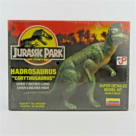 Lindberg Jurassic Park Hadrosaurus Plastic Model Kit 1993 70275 7 X 5 2107009209