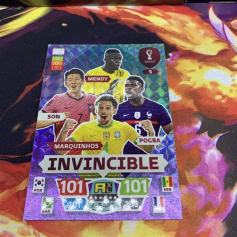 Panini Adrenalyn Xl World Cup Qatar Invincible Card Number