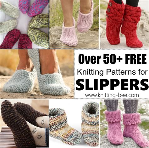 Over 50 Free Knitting Patterns For Slippers To Keep Your Feet Toasty