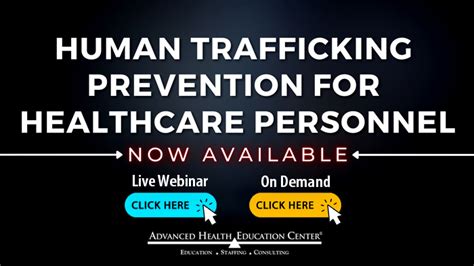 Human Trafficking Prevention Training Course | AHEC