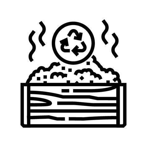 Composting Environmental Line Icon Vector Illustration 28086657 Vector