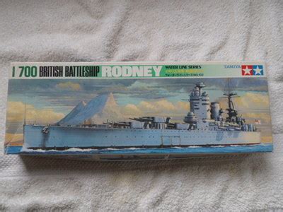 Tamiya Hms Rodney Scale Un Made Model Kit