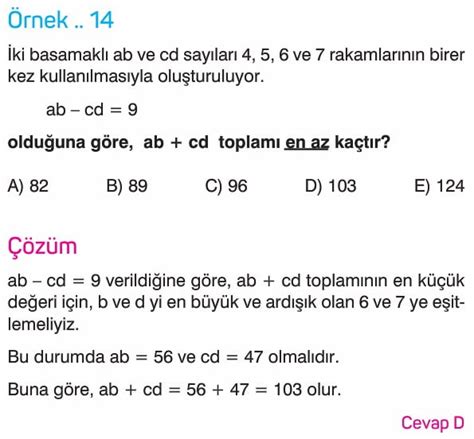 Basamak Kavramı Konu Anlatımı Örnekler Tyt Sayı Basamakları Çözümleme