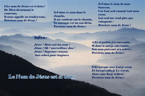 Précieux Nom De Jesus Joie En Jesus