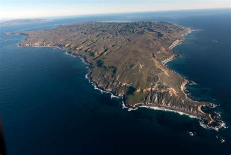 Aerial View Of Santa Cruz Island One Of Eight Islands In The Channel