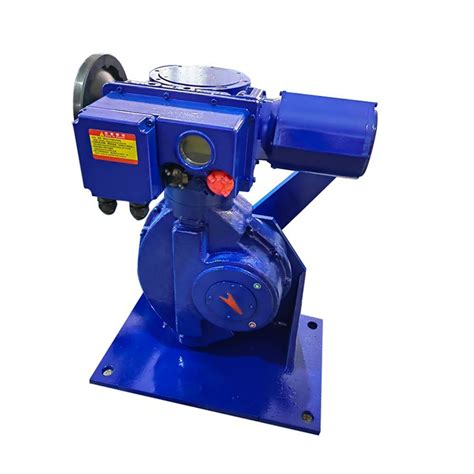 China Foot Plate Mounted Custom Intelligent Rotary Electric Actuator