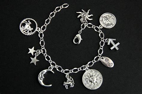 Sagittarius Bracelet Sagittarius Charm Bracelet Zodiac Etsy