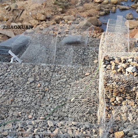 Manufacture Hexagonal Gabion Box Wire Netting