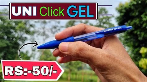 Review Of Uni Ball Click Gel Budget Gel Pen Youtube