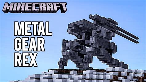 Minecraft Metal Gear Rex Build Youtube