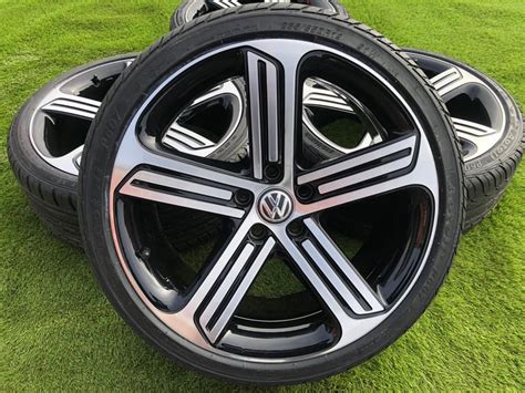 Genuine 19” Volkswagen Scirocco 19” Cadiz Alloys And New Tyres Vw Wheel