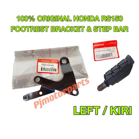 Rs150 Rs 150 100 Original Honda Left Kiri Front Footrest