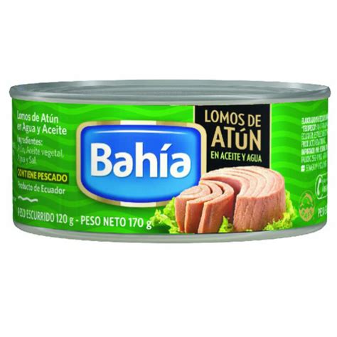 Lomo de Atún Bahia en Aceite y Agua x 170 gr