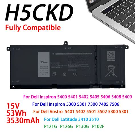 H Ckd Wh Jk Y Wh Laptop Battery For Dell Latitude