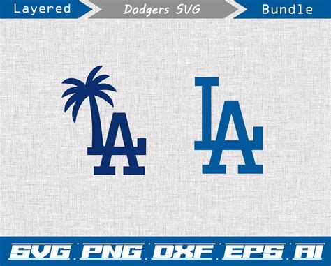 Los Angeles Dodgers Svg Png Dxf Eps Ai Los Angeles Dodgers Cut