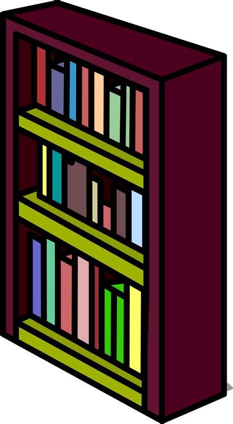 Burgundy Bookshelf Sprite 007 Bookcase Free Transparent Png