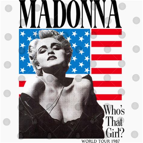 Madonna Whos That Girl World Tour 1987 T Shirt Madonna Tour 87 T Shirt