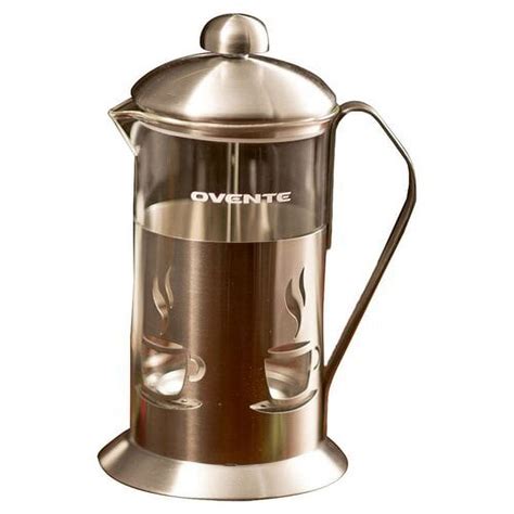 Ovente French Press Coffee Ounce With Heat Resistant Borosilicate