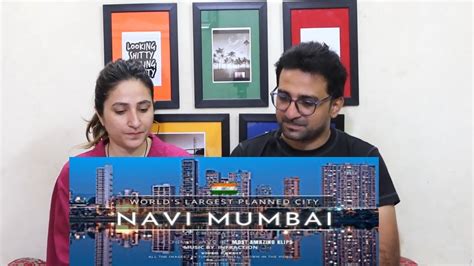 Pak React to Navi Mumbai 4k cinematic video नव मबई World s