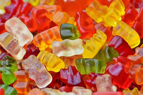 Hd Wallpaper Closeup Photo Of Gummy Bears Gummib Rchen Fruit Gums