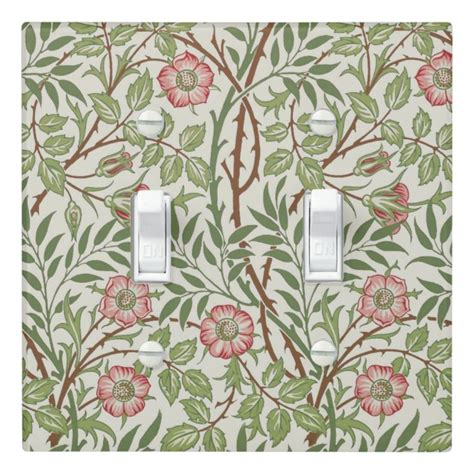 William Morris Sweet Briar Wallpaper Design Light Switch Cover